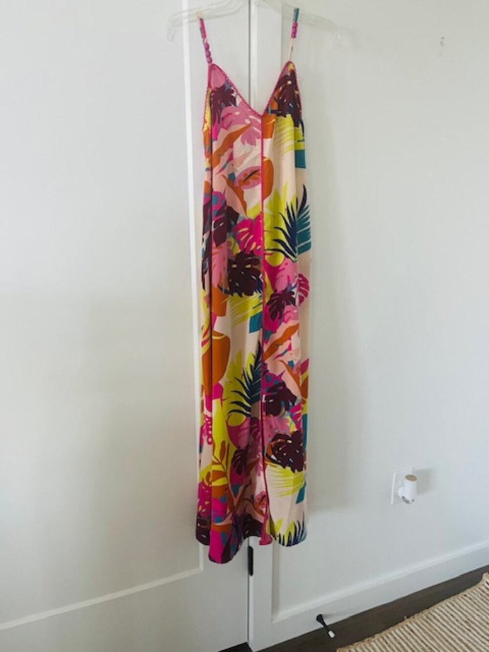 Colorful slip dress and just in time for the summer XS Made in India